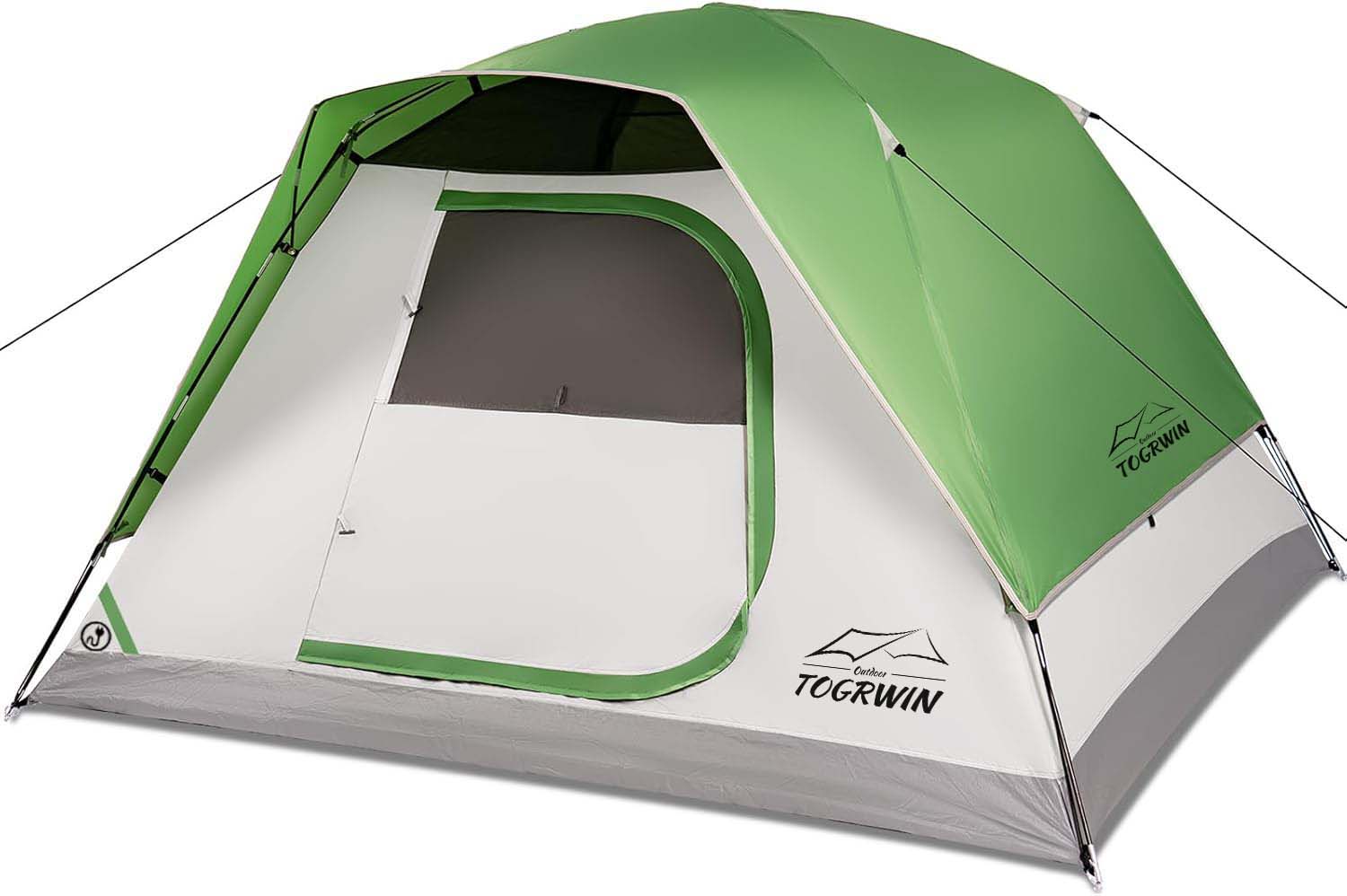 Torgwin Camping Tent、Rainflyとのキャンプ用の4人のドームテント