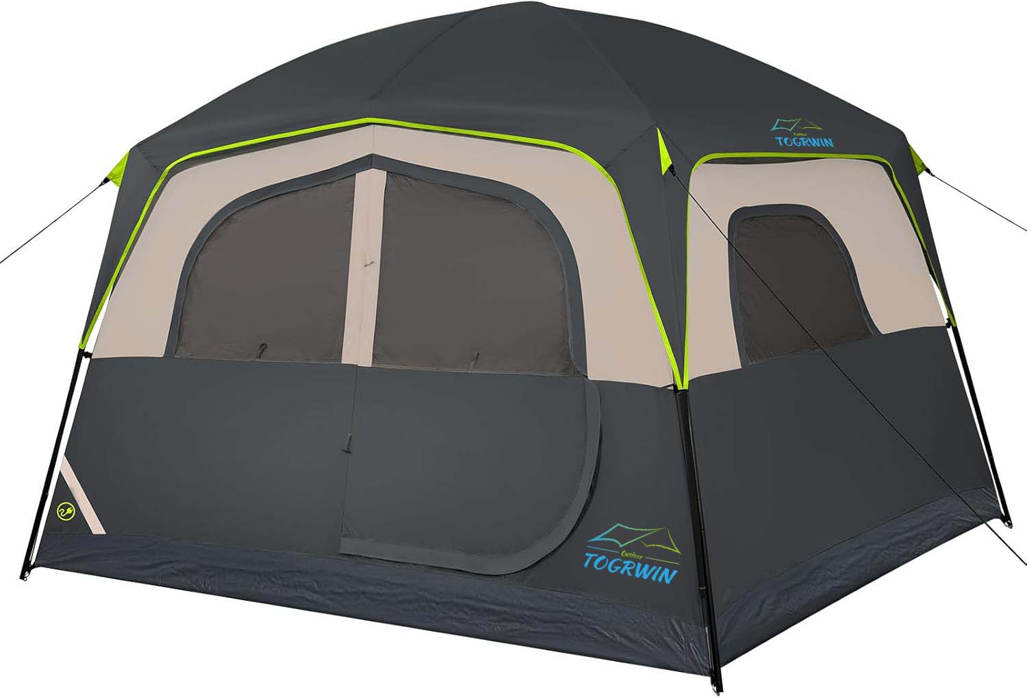 Torgwin Travel Tentキャンプ用の6人のテント